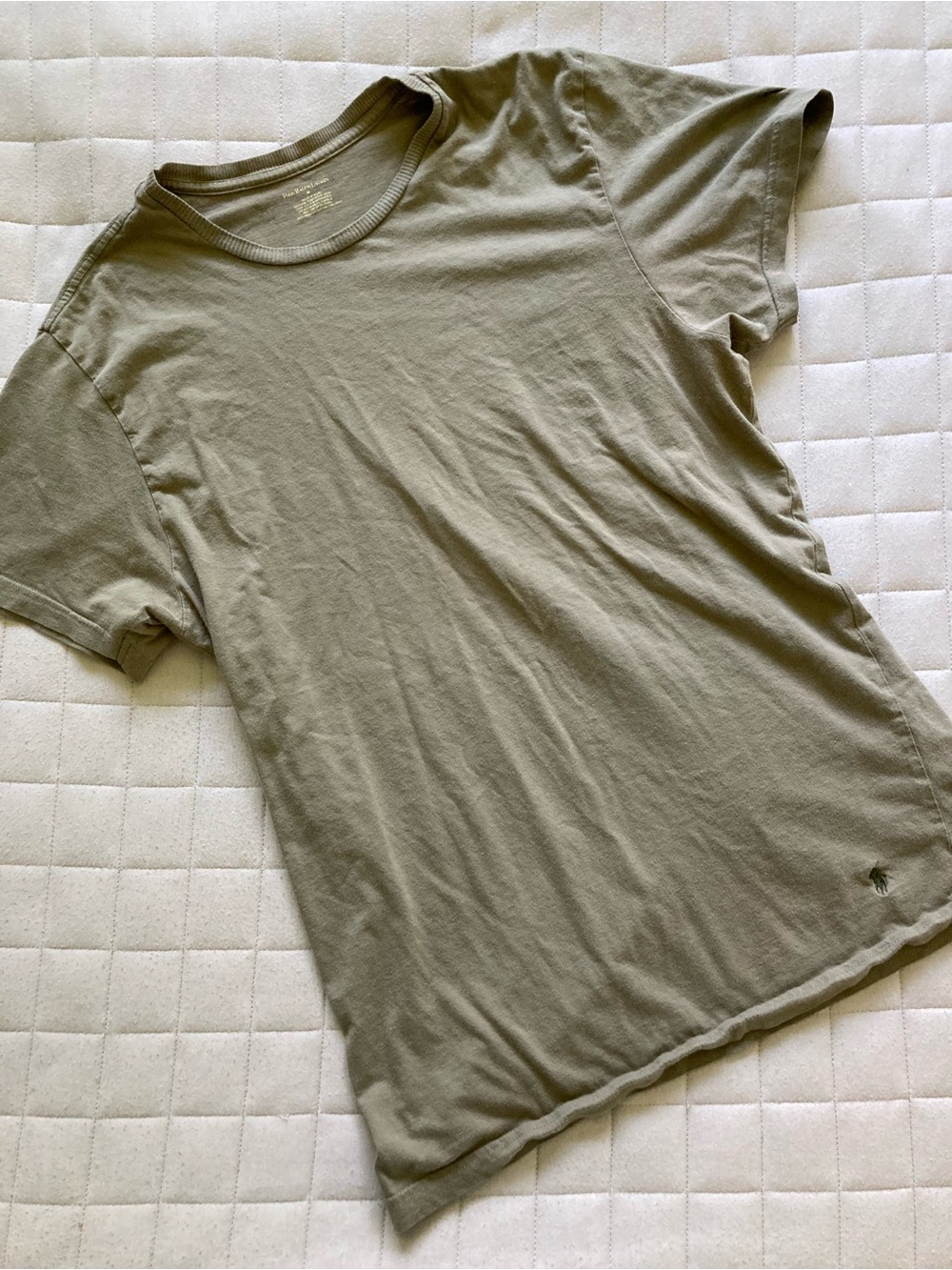 Polo by Ralph Lauren Men's Olive Crew Neck Tee